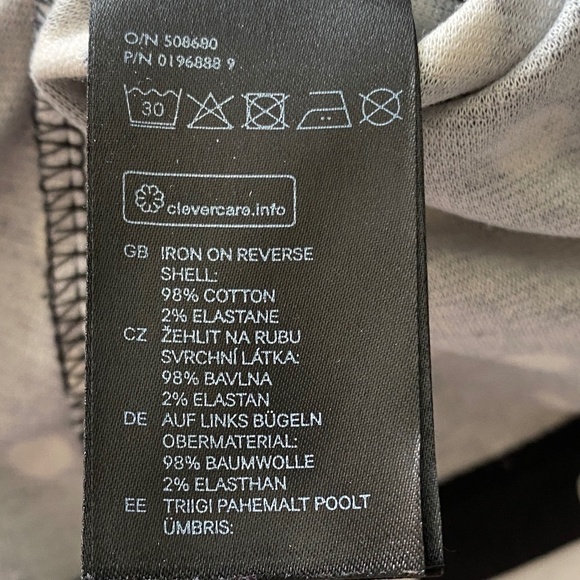 H&M Women's Black and White Polka Dot 3/4 Sleeve Popover Mini Dress Size Medium - Picture 7 of 16